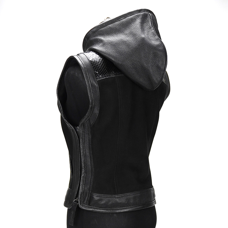 VALOR4 CLUB VEST 《Ladies》 【Diamond Python】【Nubuck Punching】【LEATHER】の画像