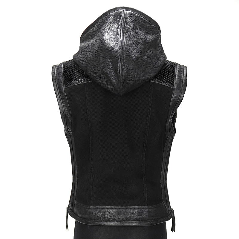 VALOR4 CLUB VEST 《Ladies》 【Diamond Python】【Nubuck Punching】【LEATHER】の画像
