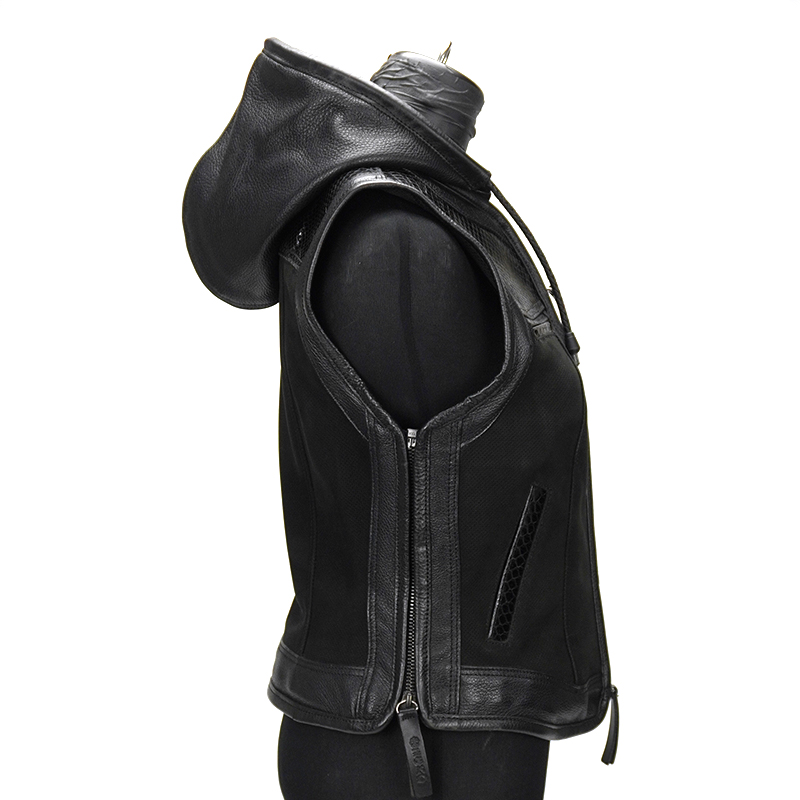 VALOR4 CLUB VEST 《Ladies》 【Diamond Python】【Nubuck Punching】【LEATHER】の画像