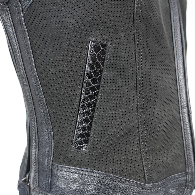 VALOR4 CLUB VEST 《Ladies》 【Diamond Python】【Nubuck Punching】【LEATHER】の画像