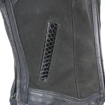VALOR4 CLUB VEST 《Ladies》 【Diamond Python】【Nubuck Punching】【LEATHER】の画像