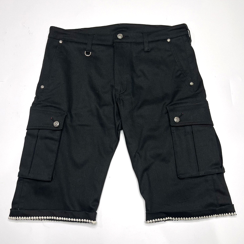 12.5oz Half Cargo Pants -BK-の画像