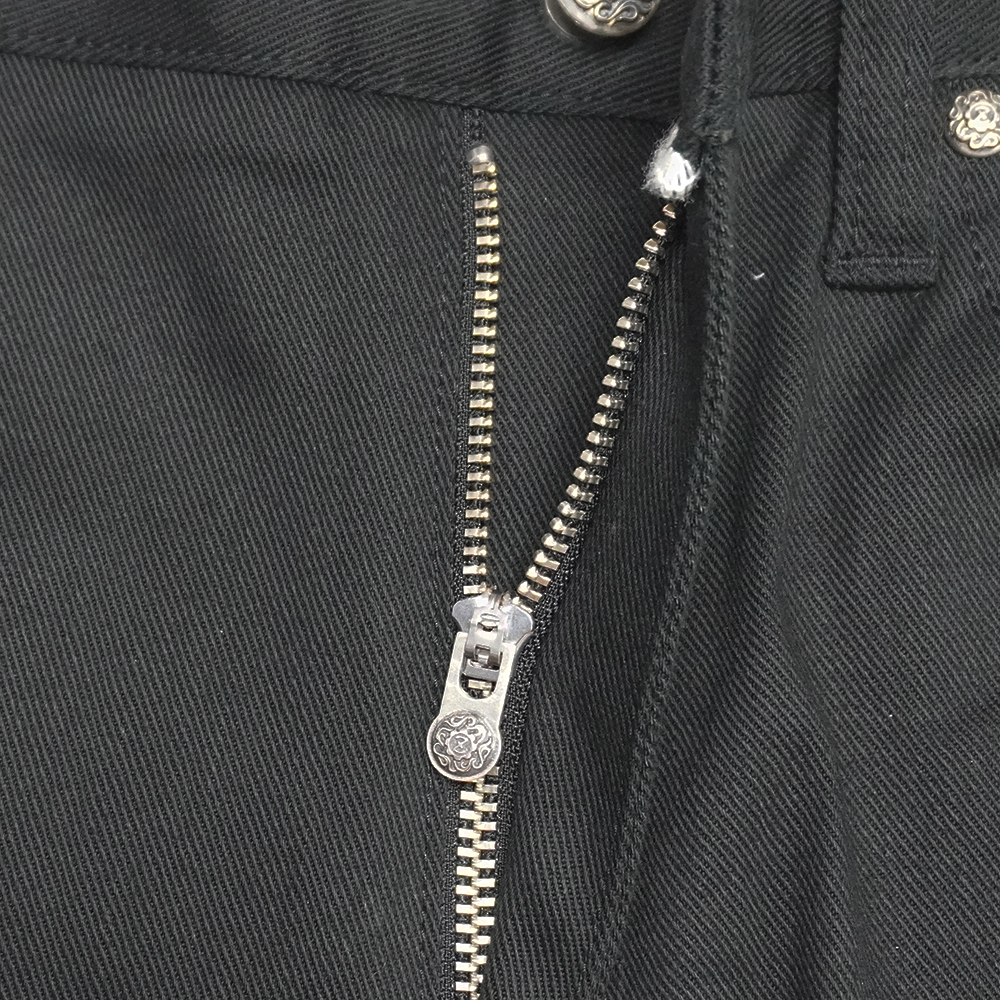 12.5oz Black Stretch Denim 《Ladies》 【蛇腹】の画像