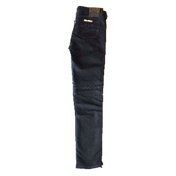 12.5oz Black Stretch Denim 《Ladies》 【蛇腹】の画像