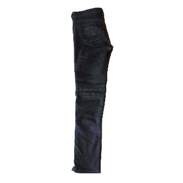 12.5oz Black Stretch Denim 《Ladies》 【蛇腹】の画像
