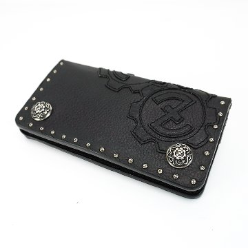 OUTLAW WALLET -Cow Black 3 Patch-の画像