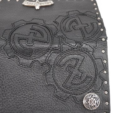 OUTLAW WALLET -Cow Black 3 Patch-の画像