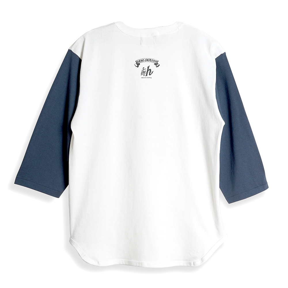 【THE HIGHEST × ZERO-FACTORY 】 3/4Tシャツ -NV-の画像