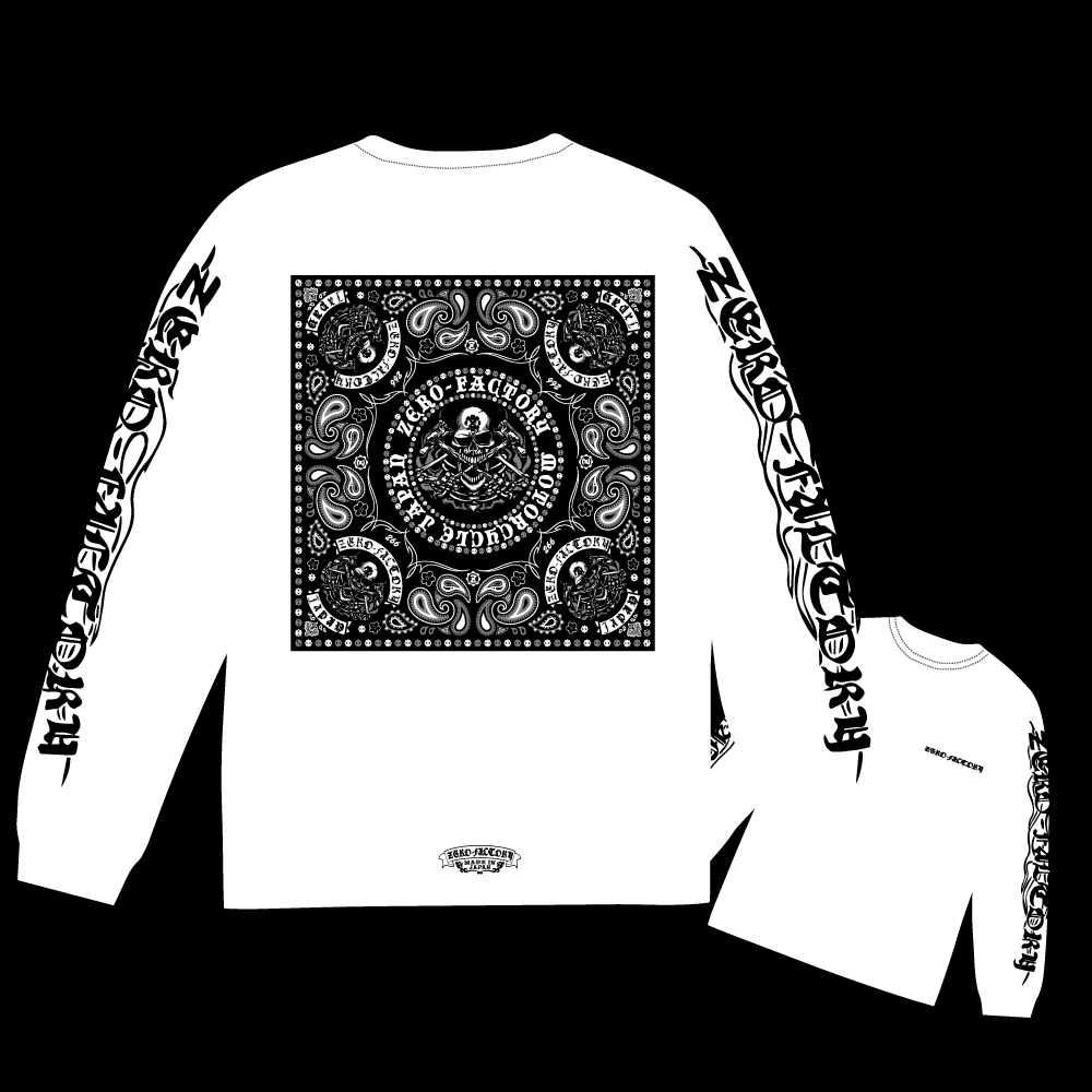 BANDANA ロングTシャツ -White-の画像