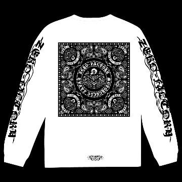 BANDANA ロングTシャツ -White-の画像