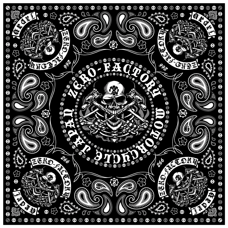 BANDANA ロングTシャツ -Black-の画像