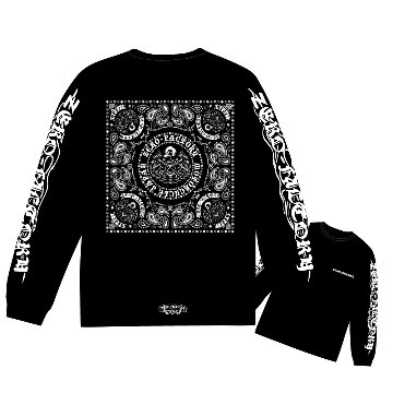 BANDANA ロングTシャツ -Black-の画像