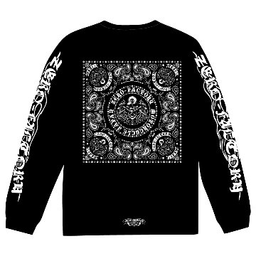 BANDANA ロングTシャツ -Black-の画像
