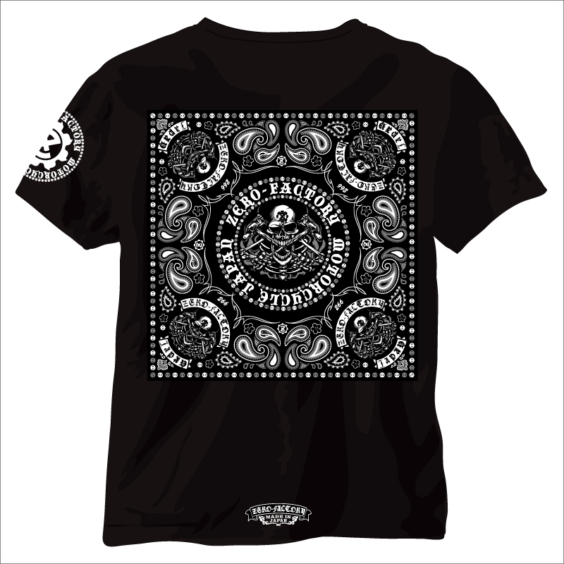 BANDANA Tシャツ -Black-の画像