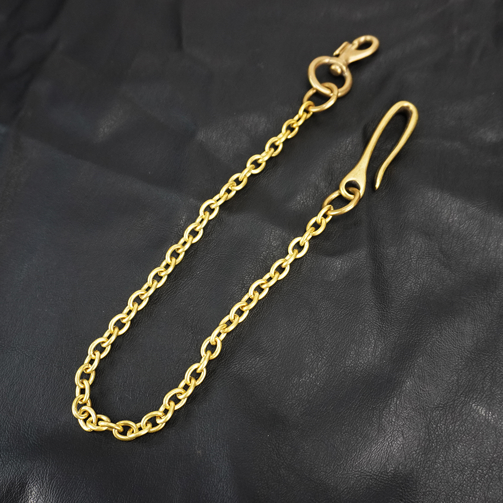 Brass 小判 Wallet Chain (φ2mm)の画像